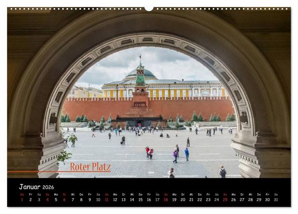 Produktbild: Von Moskau nach St. Petersburg (hochwertiger Premium Wandkalender 2026 DIN A2 quer), Kunstdruck in Hochglanz