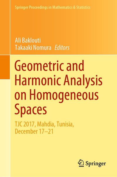 Produktbild: Geometric and Harmonic Analysis on Homogeneous Spaces