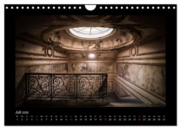 Produktbild: Lost Places - verlassene Orte vergangener Glanz (Wandkalender 2026 DIN A4 quer), CALVENDO Monatskalender