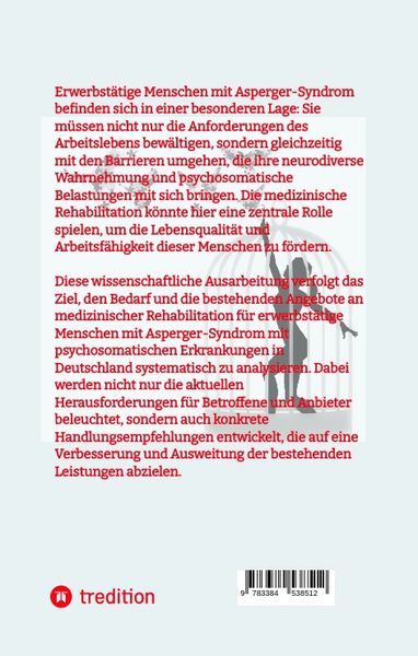 Produktbild: Leistungen zur medizinischen Rehabilitation f&uuml;r erwerbst&auml;tige Menschen mit Asperger-Syndrom in Deutschland