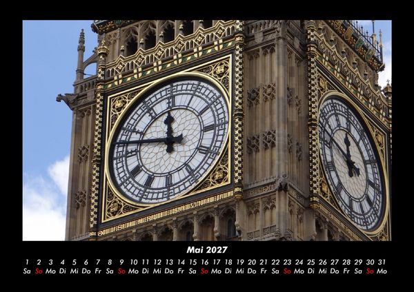 Produktbild: London 2027 Fotokalender DIN A3