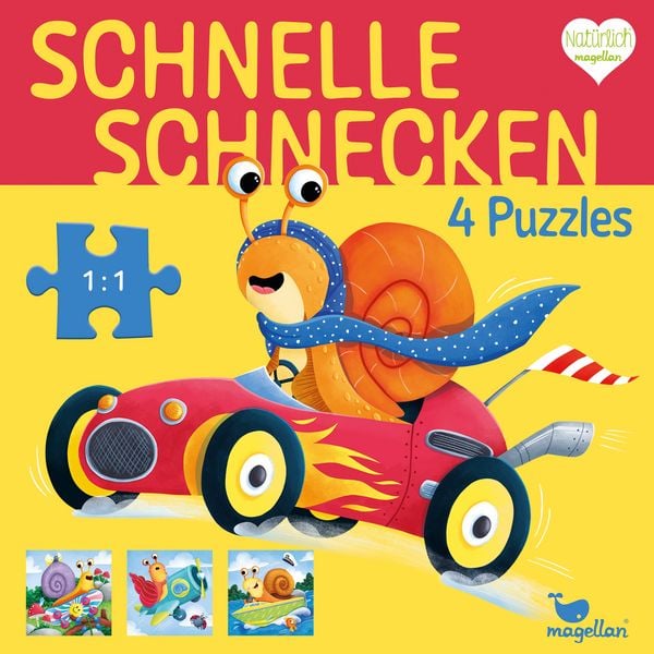 Produktbild: Schnelle Schnecken - 4 Puzzles