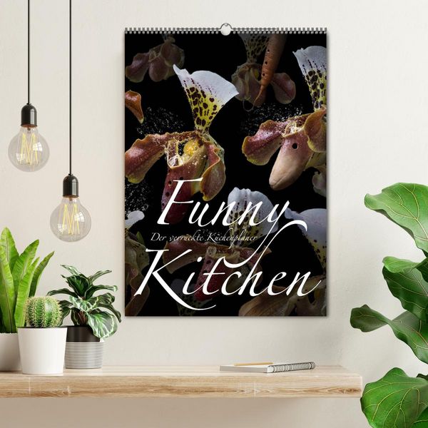 Produktbild: Funny Kitchen - Der verr&uuml;ckte K&uuml;chenplaner (Wandkalender 2026 DIN A2 hoch), CALVENDO Monatskalender