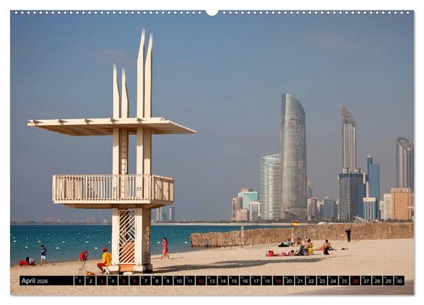 Produktbild: Emirat Abu Dhabi (Wandkalender 2026 DIN A2 quer), CALVENDO Monatskalender
