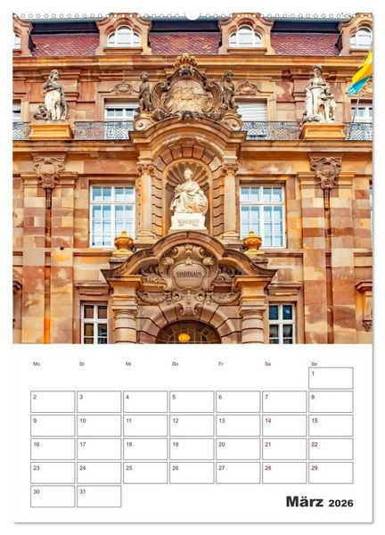 Produktbild: Stadt Speyer - Reiseplaner (Wandkalender 2026 DIN A2 hoch), CALVENDO Monatskalender