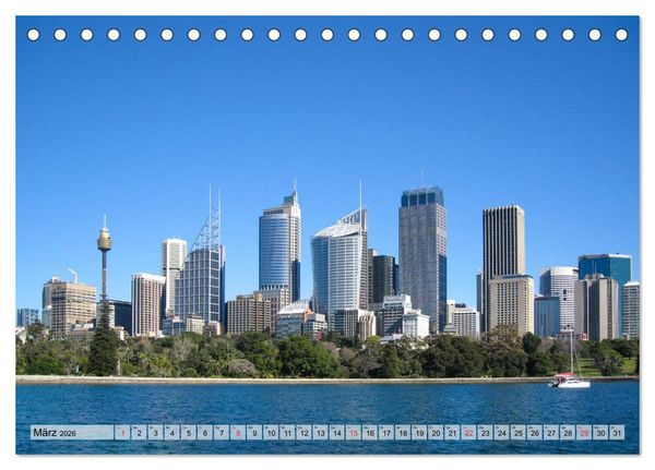 Produktbild: Australien - Kontraste (Tischkalender 2026 DIN A5 quer), CALVENDO Monatskalender