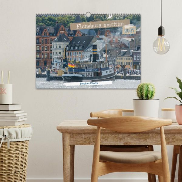 Produktbild: Flensburg maritim (Wandkalender 2027 DIN A3 quer), CALVENDO Monatskalender