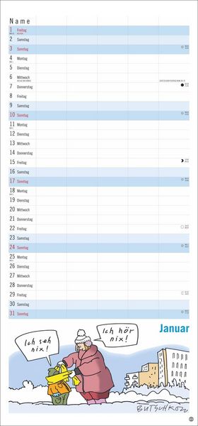 Produktbild: Peter Butschkow: Familienplaner 2027