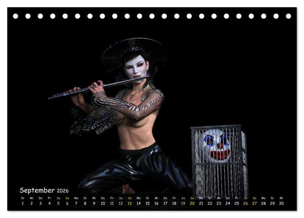 Produktbild: Sch&ouml;ne Scheinwelt (Tischkalender 2026 DIN A5 quer), CALVENDO Monatskalender