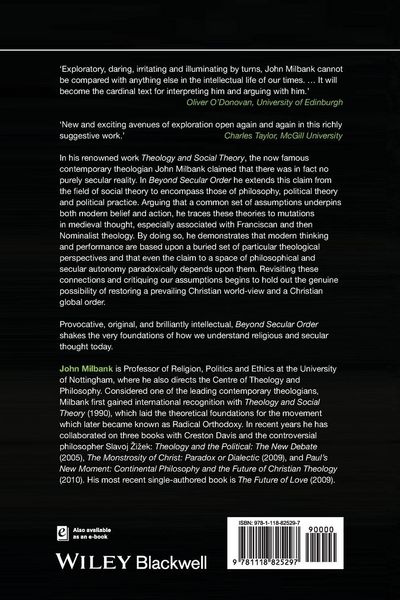 Produktbild: Beyond Secular Order - The Representation of Beingand the Representation of the People