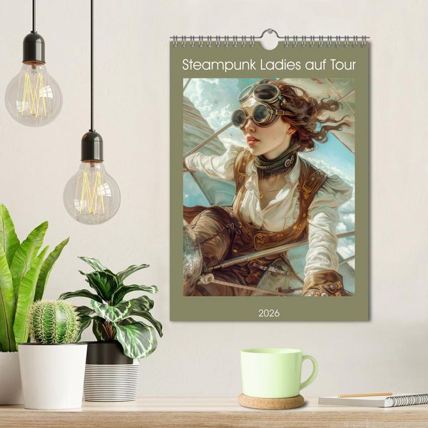 Produktbild: Steampunk Ladies auf Tour (Wandkalender 2026 DIN A4 hoch), CALVENDO Monatskalender