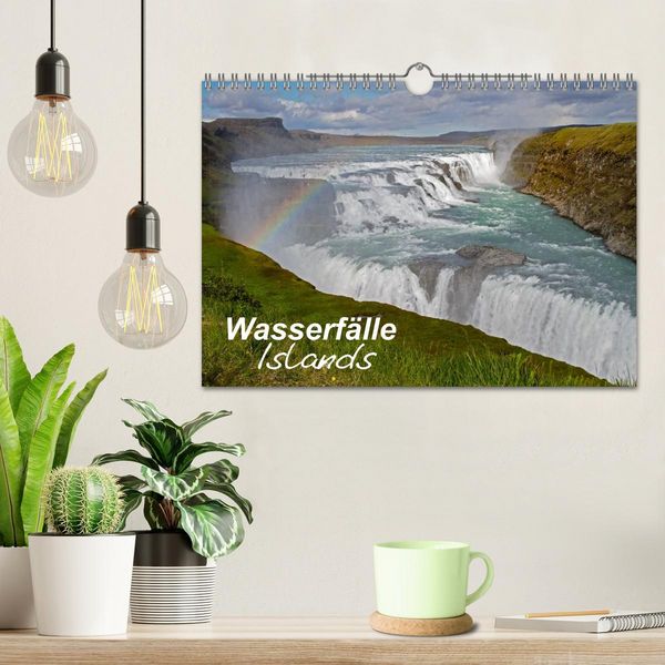 Produktbild: Wasserf&auml;lle Islands (Wandkalender 2026 DIN A4 quer), CALVENDO Monatskalender