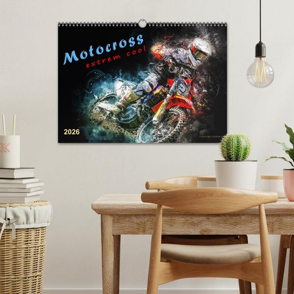 Produktbild: Motocross - extrem cool (Wandkalender 2026 DIN A3 quer), CALVENDO Monatskalender
