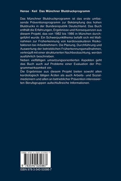 Produktbild: Das M&uuml;nchner Blutdruckprogramm