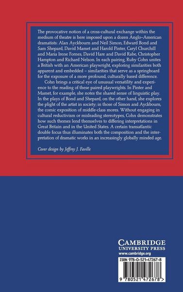 Produktbild: Anglo-American Interplay in Recent Drama