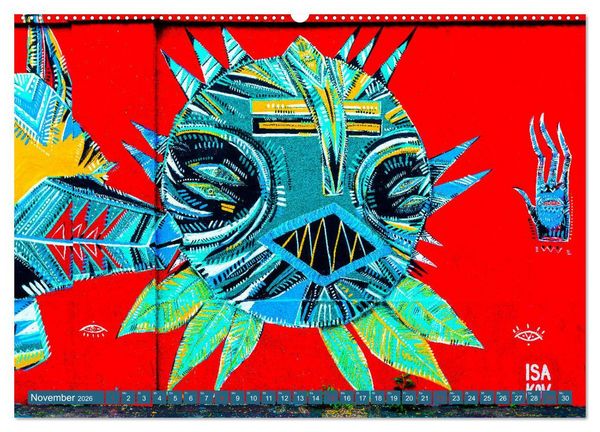 Produktbild: Street art K&ouml;ln Michael Jaster (Wandkalender 2026 DIN A2 quer), CALVENDO Monatskalender