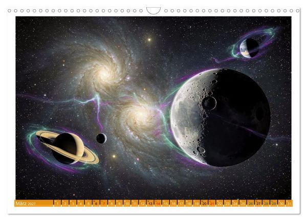 Produktbild: Kosmische Anomalien (Wandkalender 2027 DIN A3 quer), CALVENDO Monatskalender