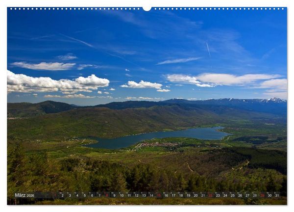 Produktbild: Ausflugziele um Madrid (hochwertiger Premium Wandkalender 2026 DIN A2 quer), Kunstdruck in Hochglanz