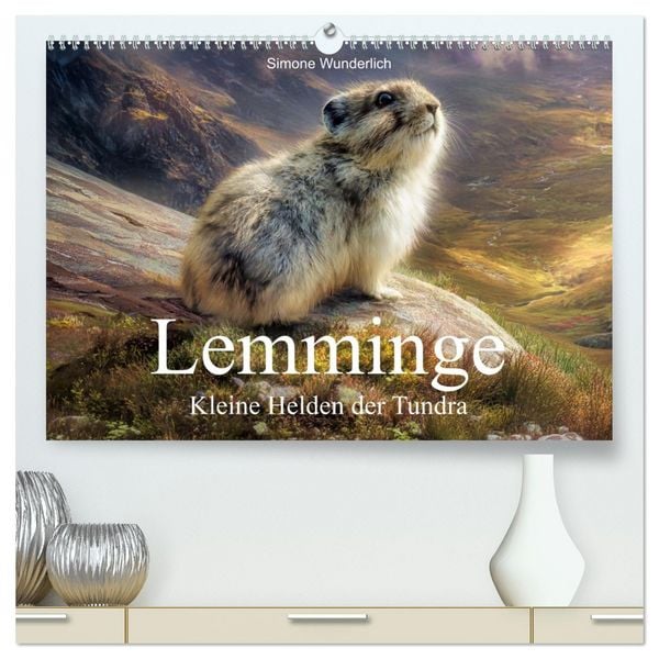 Produktbild: Lemminge - Kleine Helden der Tundra (hochwertiger Premium Wandkalender 2027 DIN A2 quer), Kunstdruck in Hochglanz