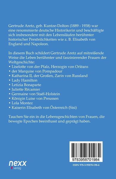 Produktbild: Ber&uuml;hmte Frauen der Weltgeschichte