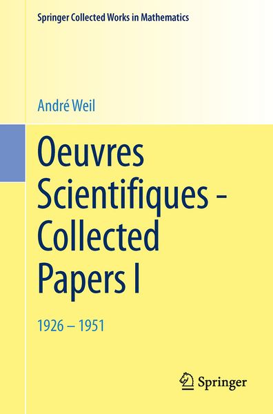 Produktbild: Oeuvres Scientifiques - Collected Papers I