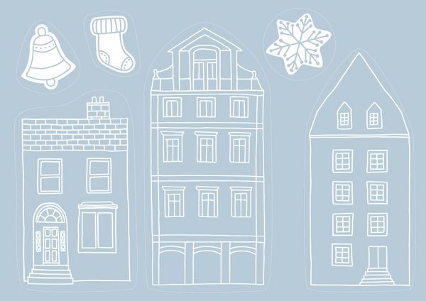 Produktbild: Fensterbild-Set Winterzeit