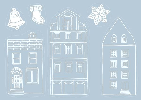 Produktbild: Fensterbild-Set Winterzeit