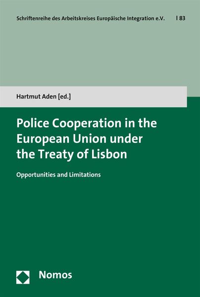 Produktbild: Police Cooperation in the European Union under the Treaty of Lisbon
