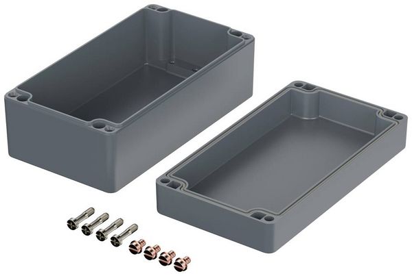 Produktbild: Bopla EUROMAS A 123 01123000 Industrie-Geh&auml;use 220 x 120 x 91 Aluminium Silber-Grau (RAL 7001) 1 St.