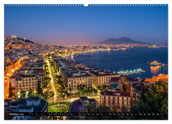 Produktbild: Neapel 2026 (Wandkalender 2026 DIN A2 quer), CALVENDO Monatskalender