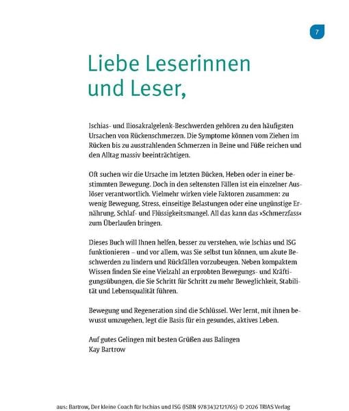 Produktbild: Der kleine Coach f&uuml;r Ischias und ISG