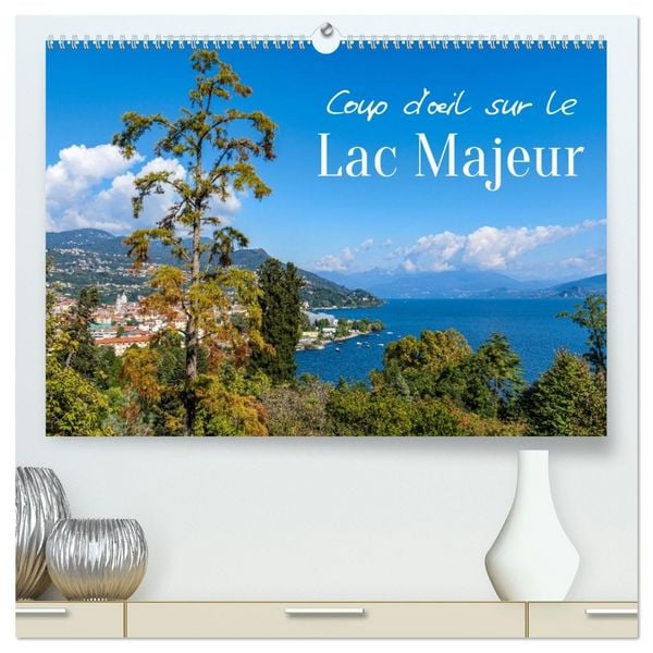 Produktbild: Coup d'&oelig;il sur le Lac Majeur (Calendrier mural 2026 DIN A2 vertical) calendrier de bureau