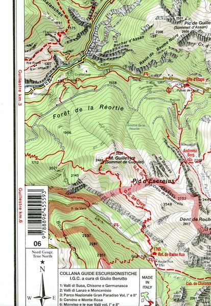 Produktbild: IGC Italien 1 : 50 000 Wanderkarte 6 Monviso