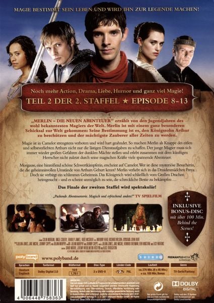 Produktbild: Merlin - Die neuen Abenteuer - Vol. 4 [3 DVDs]