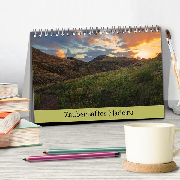 Produktbild: Zauberhaftes Madeira (Tischkalender 2026 DIN A5 quer), CALVENDO Monatskalender