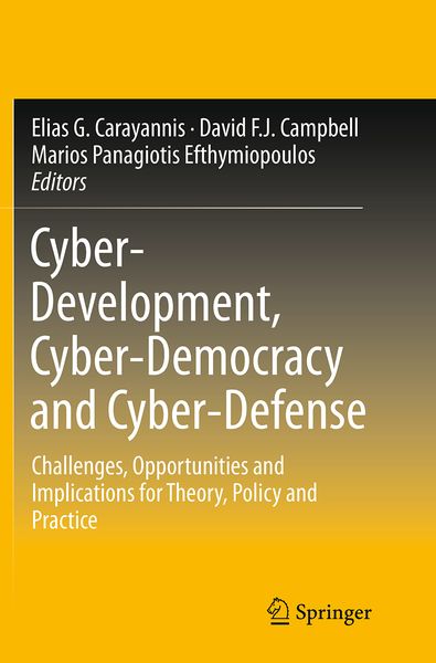 Produktbild: Cyber-Development, Cyber-Democracy and Cyber-Defense