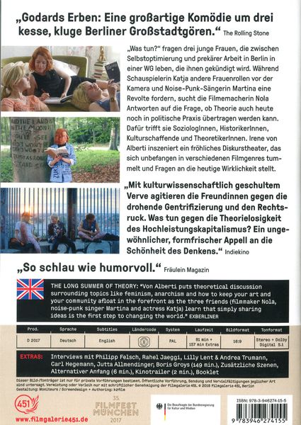 Produktbild: Der lange Sommer der Theorie