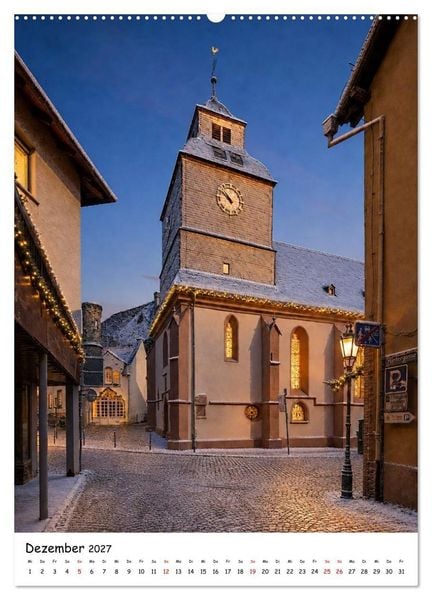 Produktbild: Burgstadt Eppstein (hochwertiger Premium Wandkalender 2027 DIN A2 hoch), Kunstdruck in Hochglanz