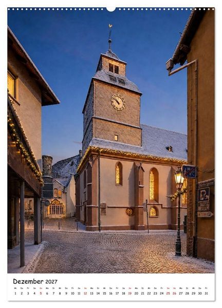 Produktbild: Burgstadt Eppstein (Wandkalender 2027 DIN A2 hoch), CALVENDO Monatskalender