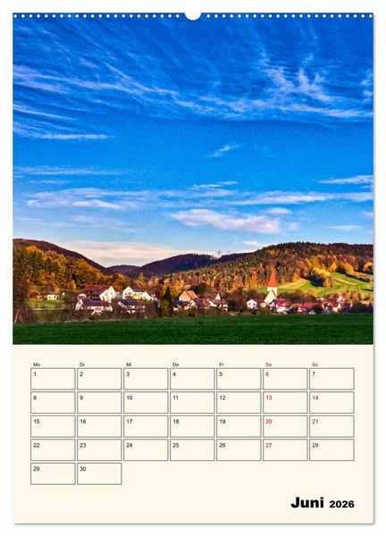 Produktbild: Deutschland. Deutsche Lande, vielf&auml;ltig und bunt (Wandkalender 2026 DIN A2 hoch), CALVENDO Monatskalender