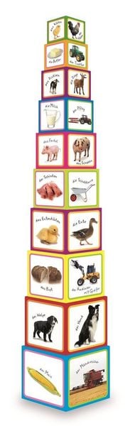 Produktbild: Erstes Lernen Stapelw&uuml;rfel. Bauernhof