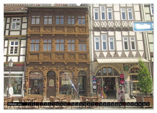Produktbild: Wernigerode - Fachwerkstadt am Harz (Wandkalender 2026 DIN A2 quer), CALVENDO Monatskalender