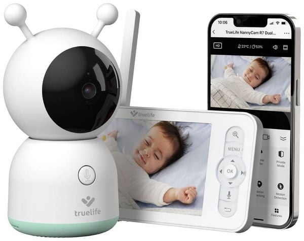 Truelife R7 Dual Smart TLNCR7DS Babyphone mit Kamera WLAN 2.4GHz