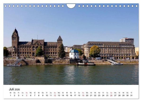 Produktbild: Rhein und Burgen (Wandkalender 2026 DIN A4 quer), CALVENDO Monatskalender