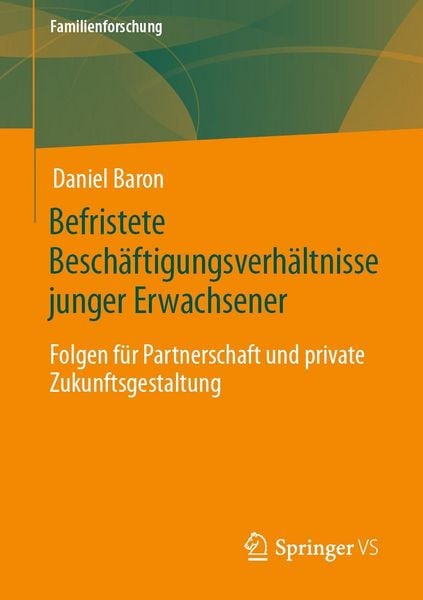Produktbild: Befristete Besch&auml;ftigungsverh&auml;ltnisse junger Erwachsener
