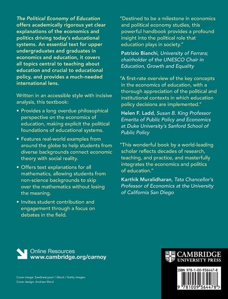 Produktbild: The Political Economy of Education