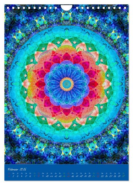 Produktbild: Bl&uuml;hende Mandalas (Wandkalender 2026 DIN A4 hoch), CALVENDO Monatskalender
