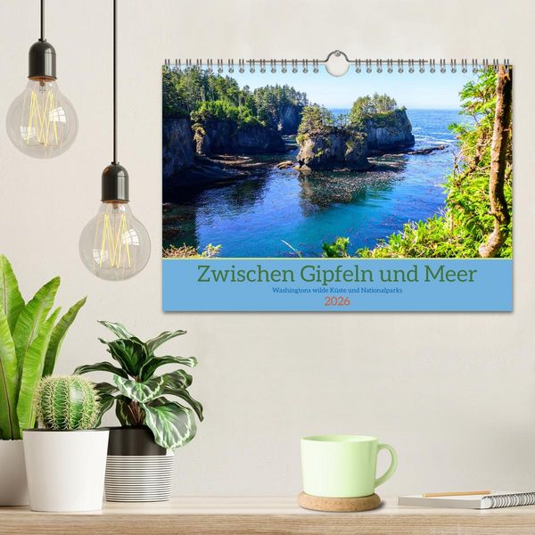 Produktbild: Zwischen Gipfeln und Meer (Wandkalender 2026 DIN A4 quer), CALVENDO Monatskalender