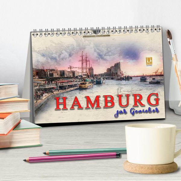 Produktbild: Hamburg f&uuml;r Genie&szlig;er (Tischkalender 2026 DIN A5 quer), CALVENDO Monatskalender