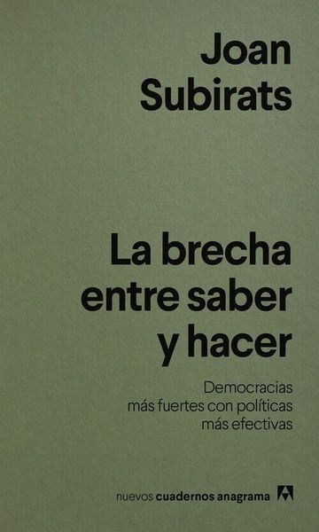 Produktbild: Brecha Entre Saber Y Hacer, La -Z